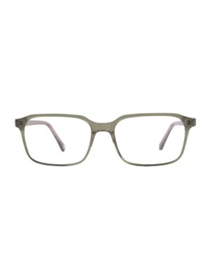 acetate rectangle green adult optical glasses