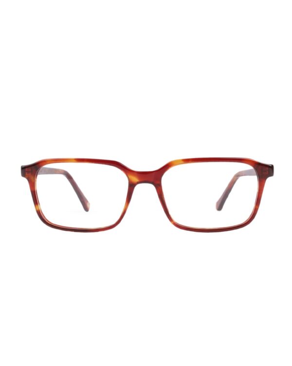 acetate rectangle tortoiseshell adult optical glasses
