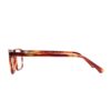 acetate rectangle tortoiseshell adult optical glasses