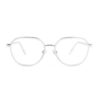 combination acetate metal round clear frame adult optical glasses