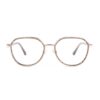 combination acetate metal round green frame adult optical glasses