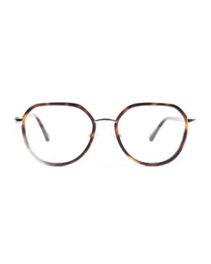 combination acetate metal round tortoiseshell frame adult optical glasses