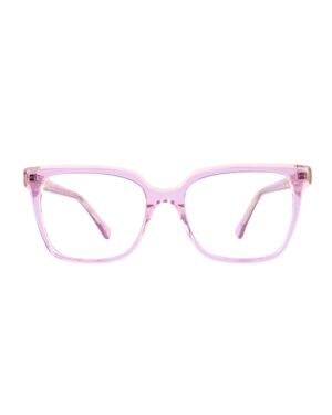 square cat eye pink adults optical glasses