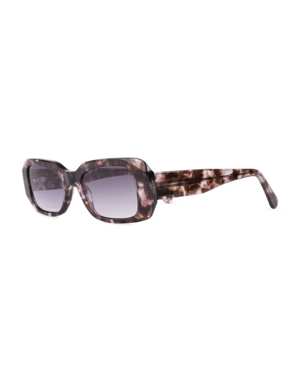 chunky rectangle acetate tortoiseshell womens sunglasses