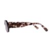 chunky rectangle acetate tortoiseshell womens sunglasses