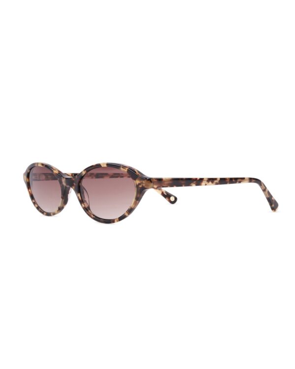 petite oval cat eye tortoiseshell acetate adult sunglasses frames