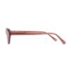 petite oval cat eye brown acetate adult sunglasses frames