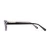 petite oval cat eye black acetate adult sunglasses frames