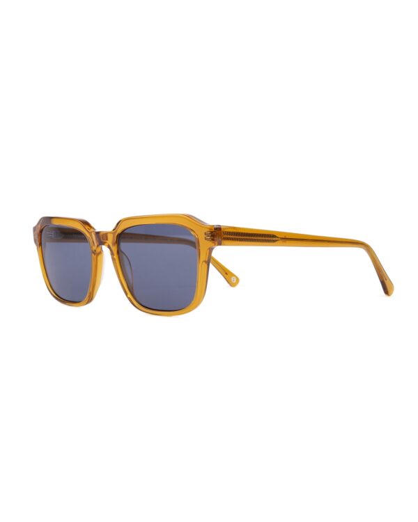 retro square yellow acetate adult teen sunglasses frames